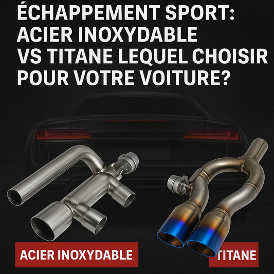 échappement sport inox vs titane valves à clapets Rog, comparatif sonorité