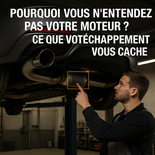 comparatif échappement origine et sport Rog avec clapets télécommandés pour libérer la sonorité moteur
