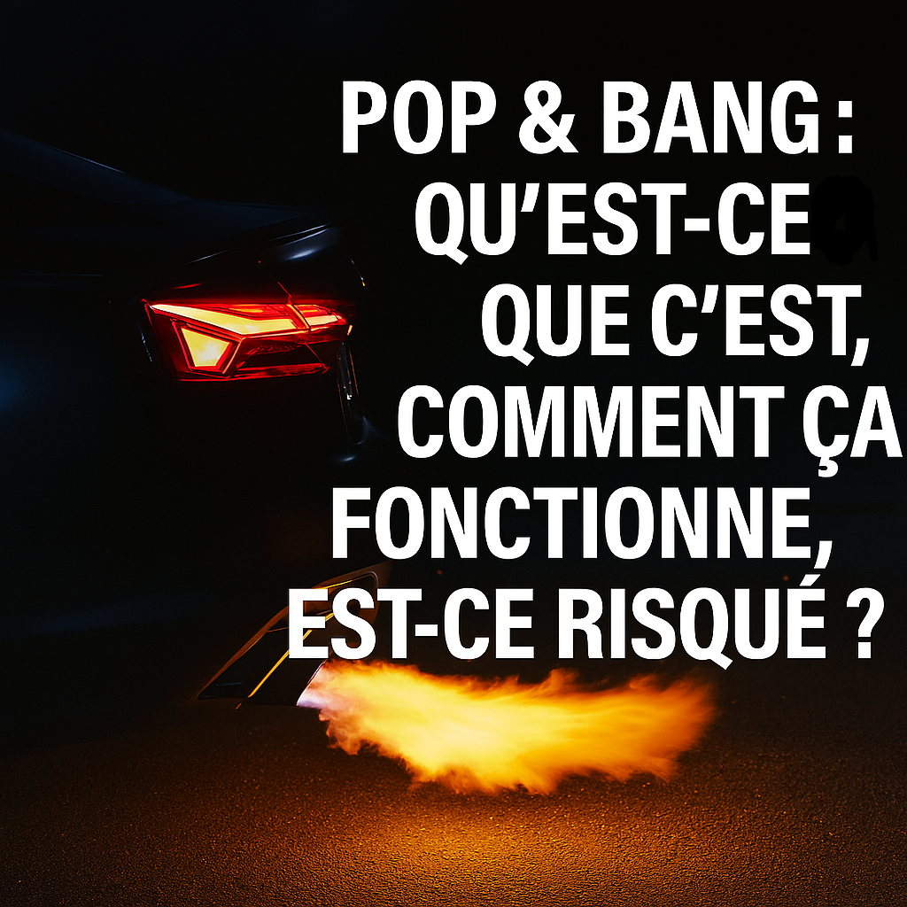 échappement Pop and Bang voiture sport – reprogrammation et flammes Rog