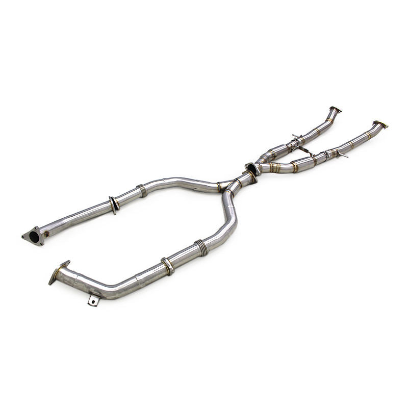 Custom SS304 Exhaust Pipes for Nissan 400Z 3.0T 2021-2024 Car Front & Mid Exhaust Pipes Street Exhaust System