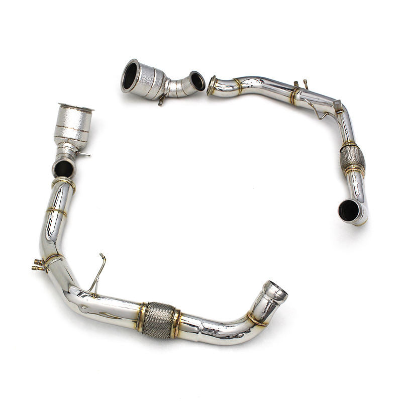 OEM Racing Car Exhaust Downpipe for Porsche Panamera 971 2.9T 2018+ Stainless Steel Automobile DownPipe Car Exhaust Pipe System