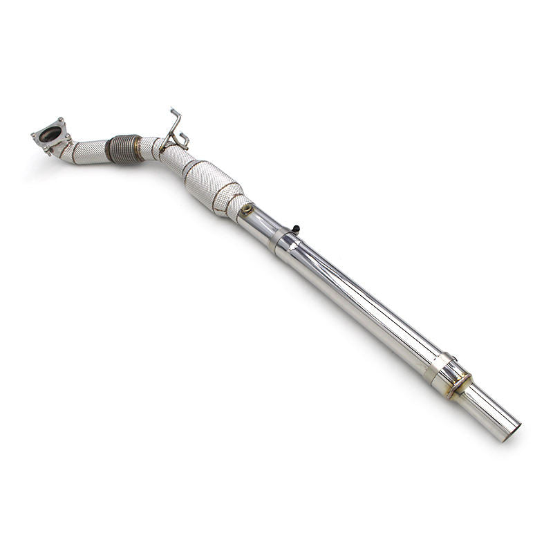 OEM for VW GOLF 5/V 2004-2009 High Flow Catted Downpipe with Catalyst Tuning Exhaust System With Heat Shield Sport Exhaust Pipe