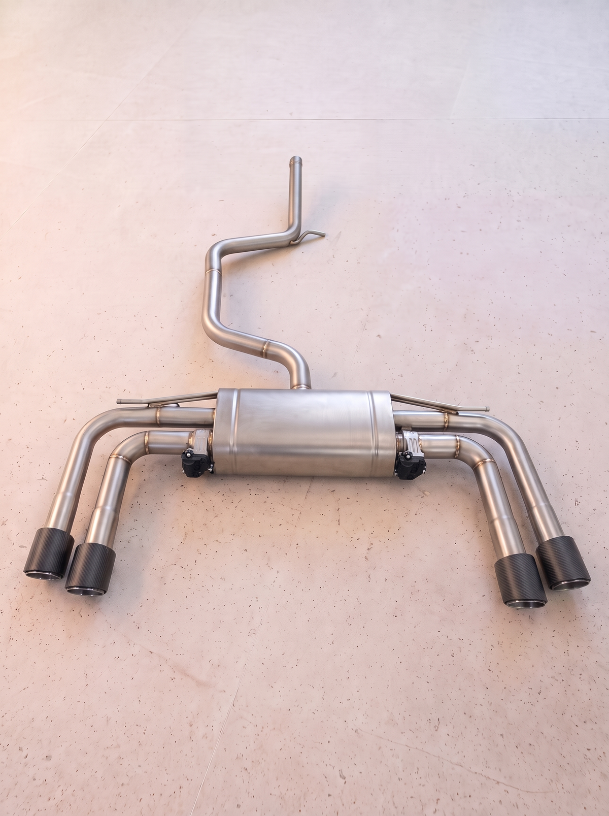 Ligne d'échappement inox à clapets ROG pour Audi A3 8V 2.0 TFSI