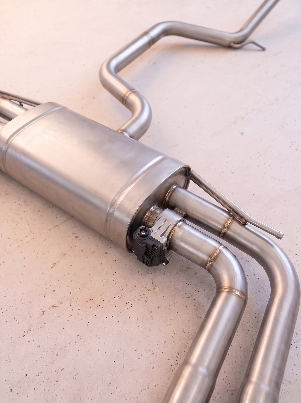 Silencieux arrière inox de la ligne d'échappement ROG pour Audi A3 8V 2.0 TFSI