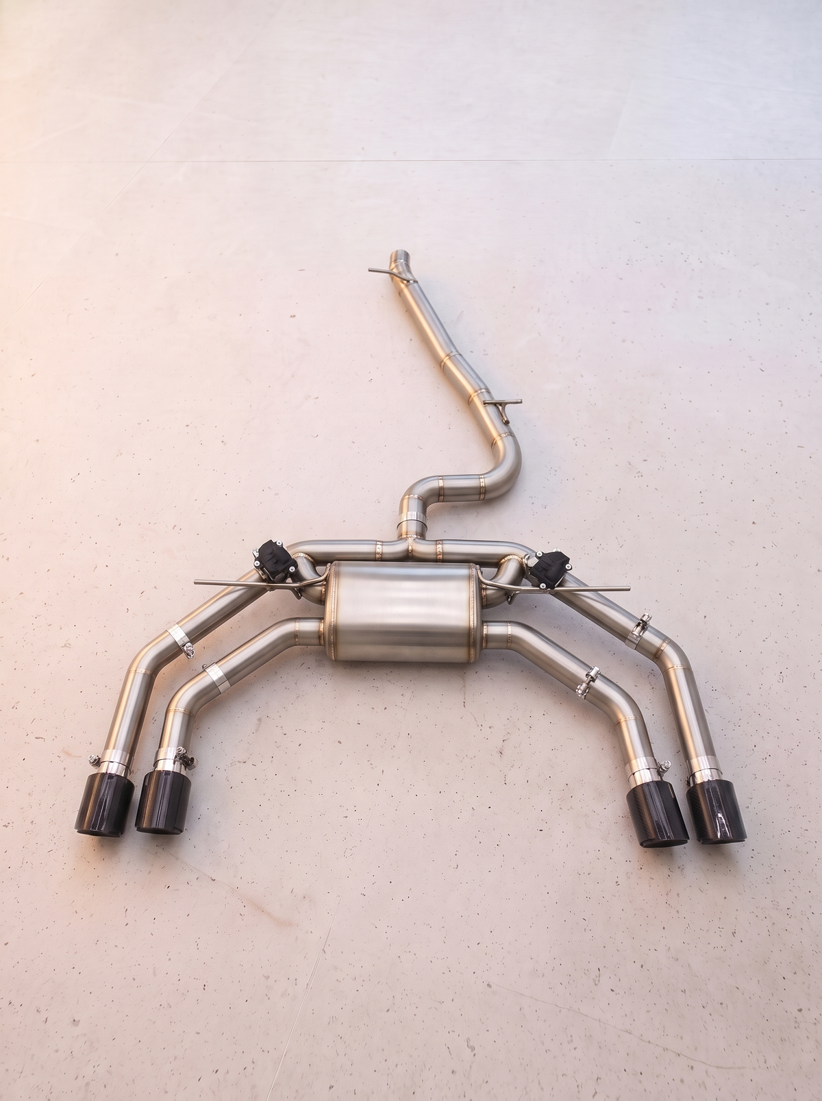 Ligne d'échappement inox à clapets ROG pour Audi S3 8V 2.0 TFSI