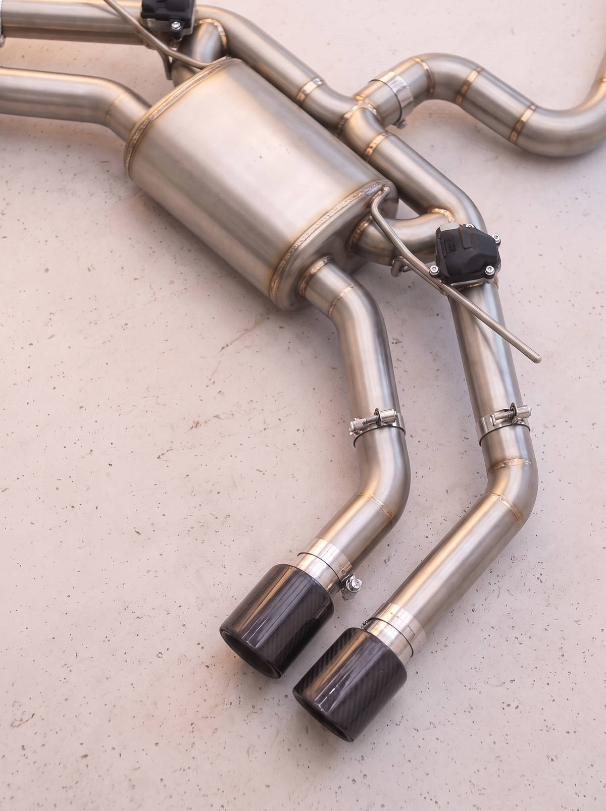 Silencieux arrière inox de la ligne d'échappement ROG pour Audi S3 8V 2.0 TFSI