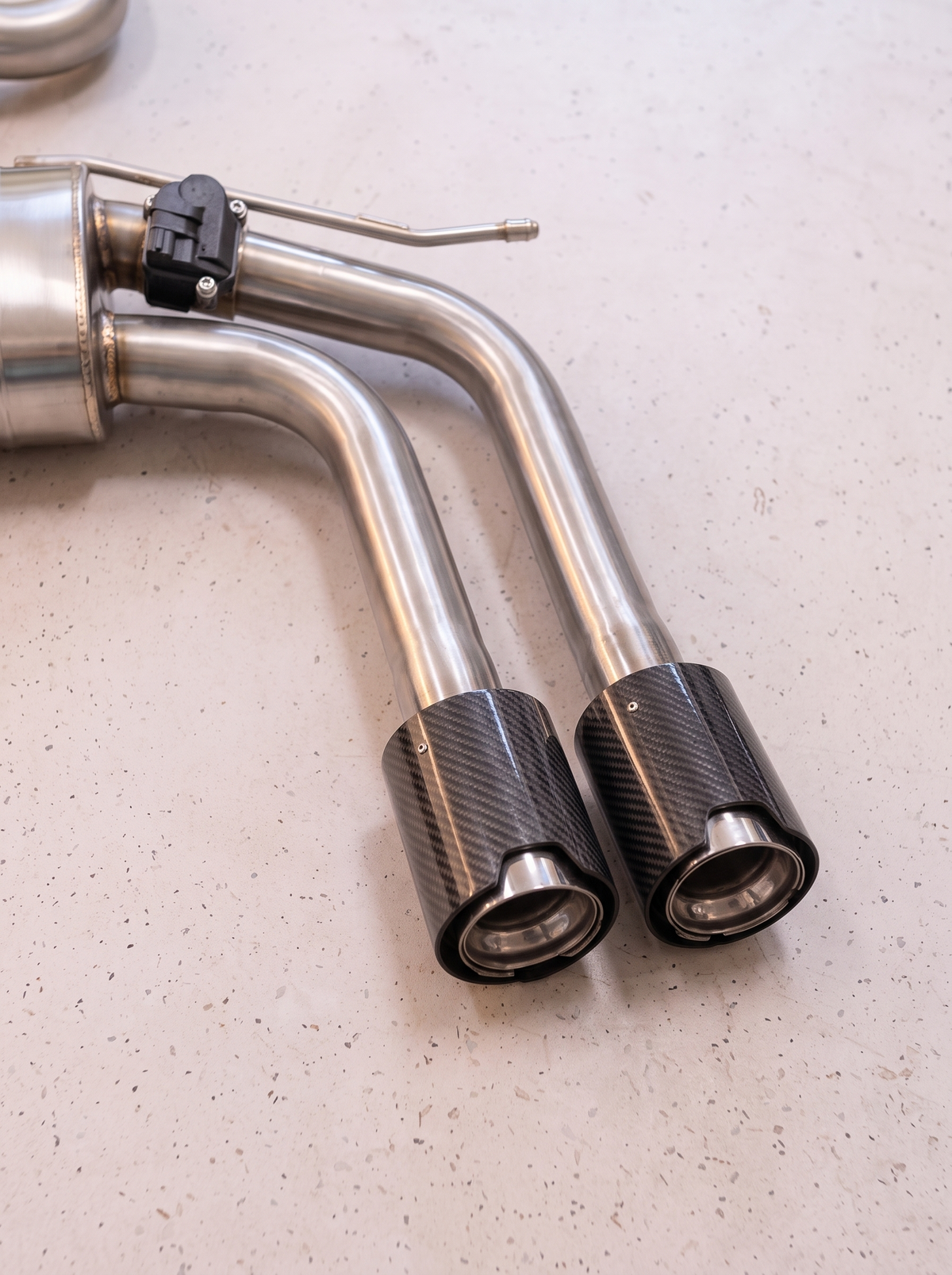 Silencieux arrière inox de la ligne d'échappement ROG pour Audi S3 8Y 2.0 TFSI