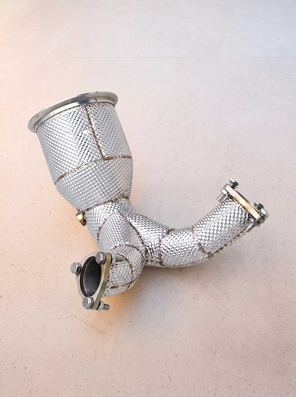 Downpipe décatalysé inox pour Audi S4 / S5 B9 3.0 TFSI V6
