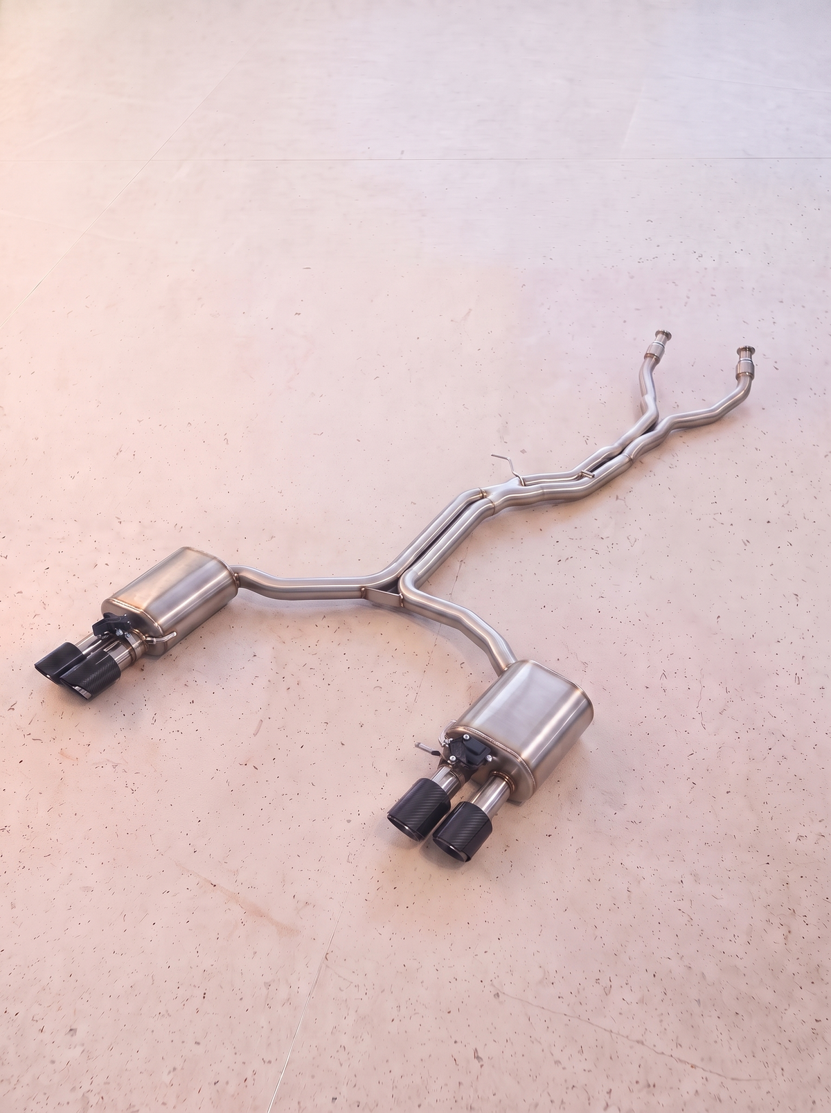 Ligne d'échappement inox à clapets ROG pour Audi S5 B8 Coupé 4.2 V8