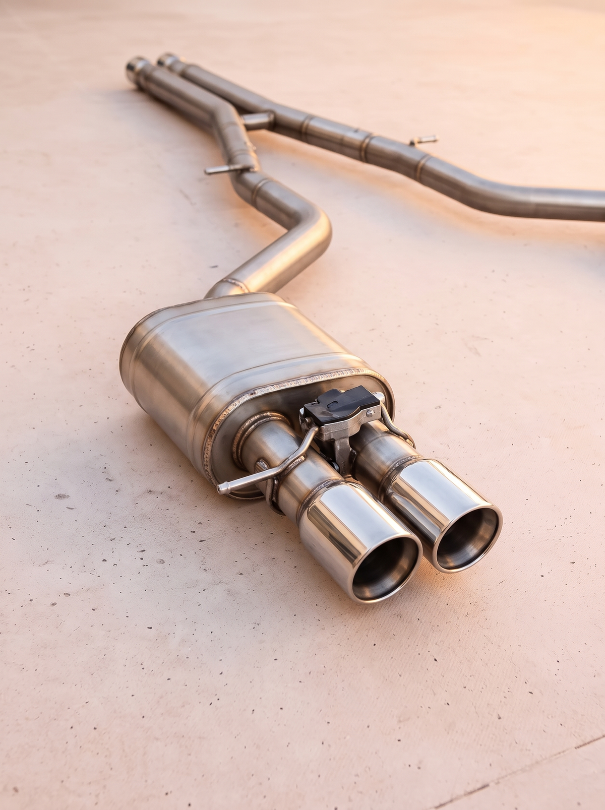 Silencieux arrière inox de la ligne d'échappement ROG pour Audi S8 D3 5.2 V10 quattro