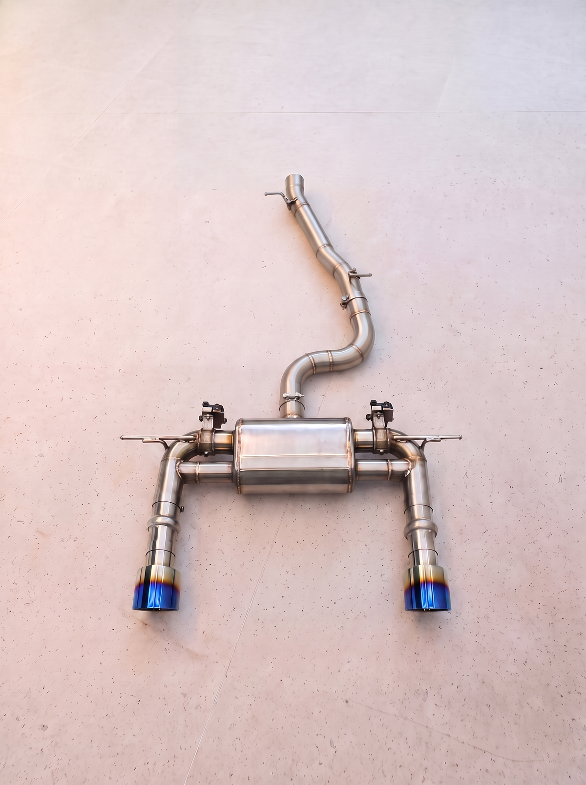 Ligne d'échappement inox à clapets ROG pour Audi TT 8J 2.0 TFSI