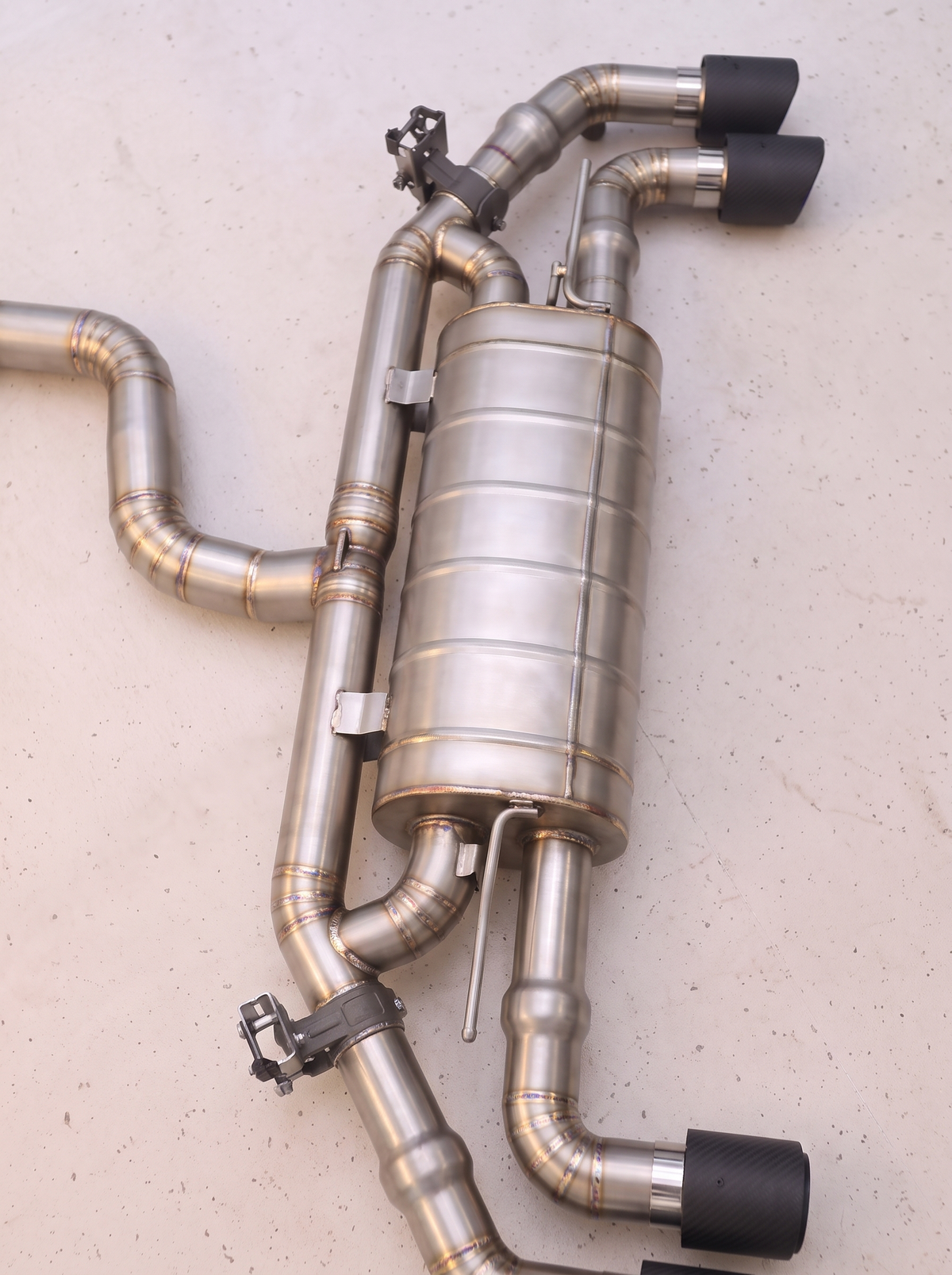 Silencieux arrière inox de la ligne d'échappement ROG pour Audi TTS 8J 2.0 TFSI