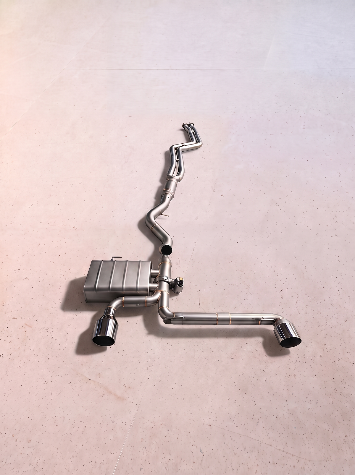 Ligne d'échappement inox à clapets ROG pour BMW 325i / 330i N52 E90 / E91 / E92