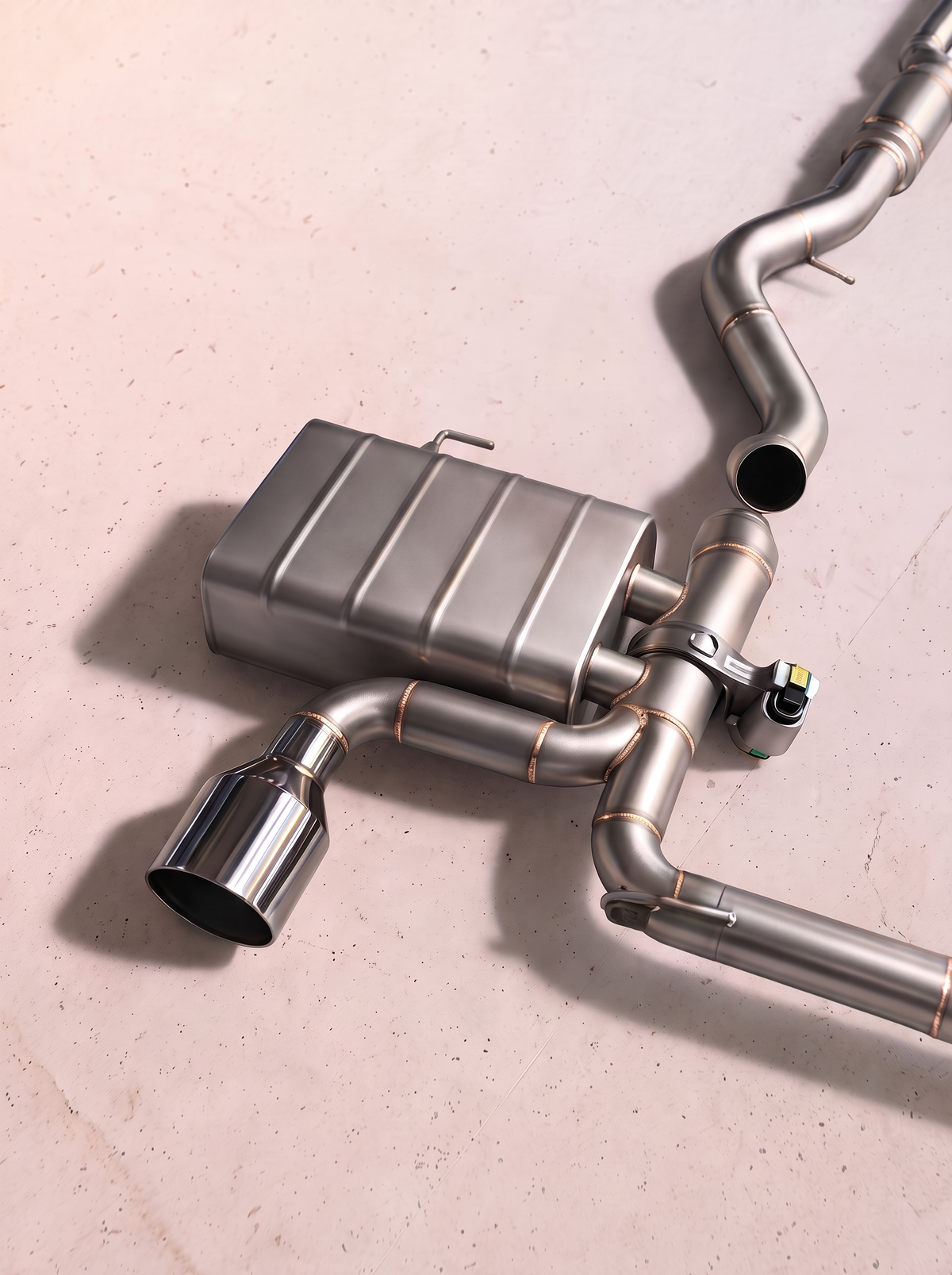 Silencieux arrière inox de la ligne d'échappement ROG pour BMW 325i / 330i N52 E90 / E91 / E92