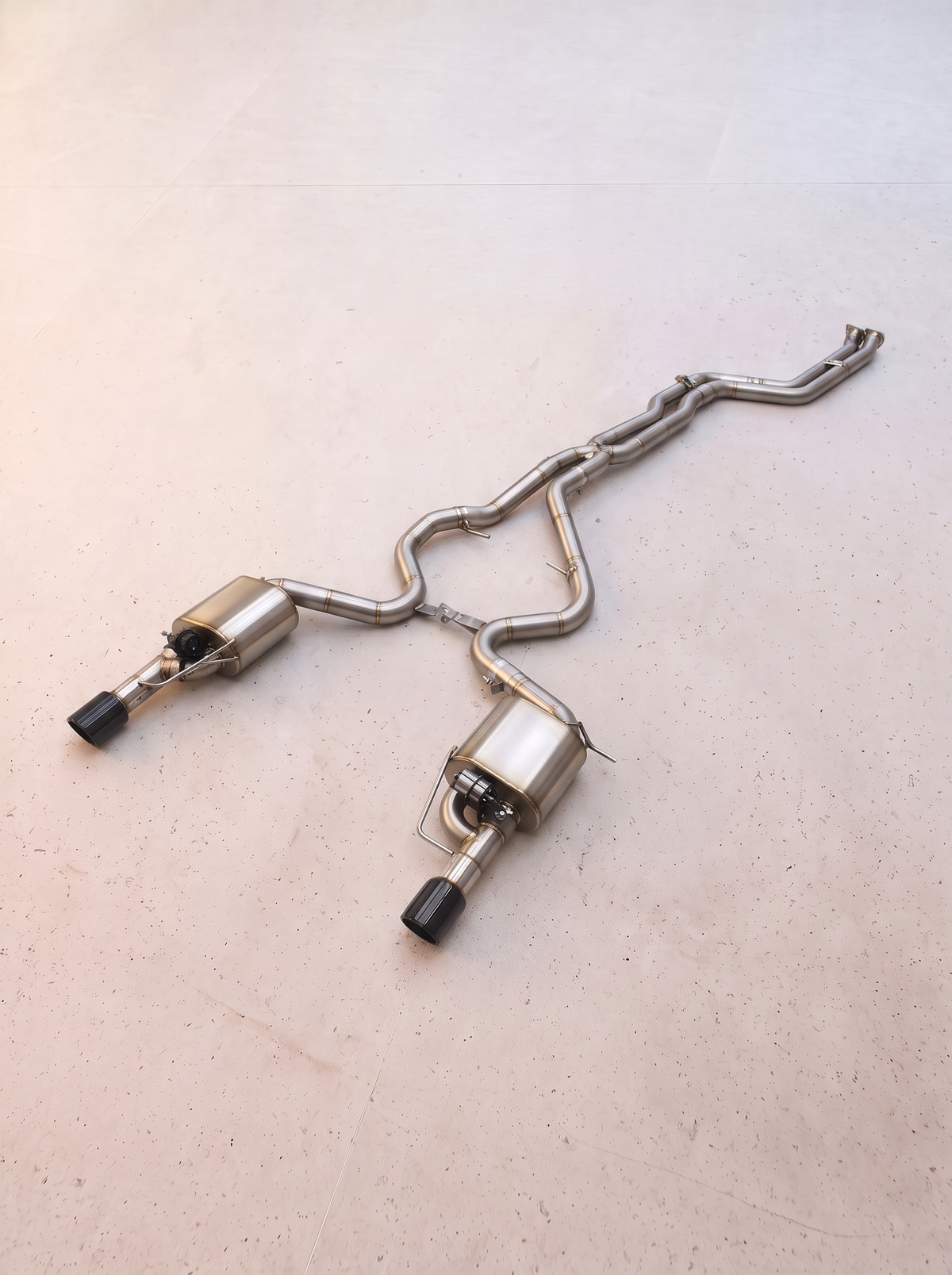 Ligne d'échappement inox à clapets ROG pour BMW 335i N54 E90 / E92 / E93 3.0T