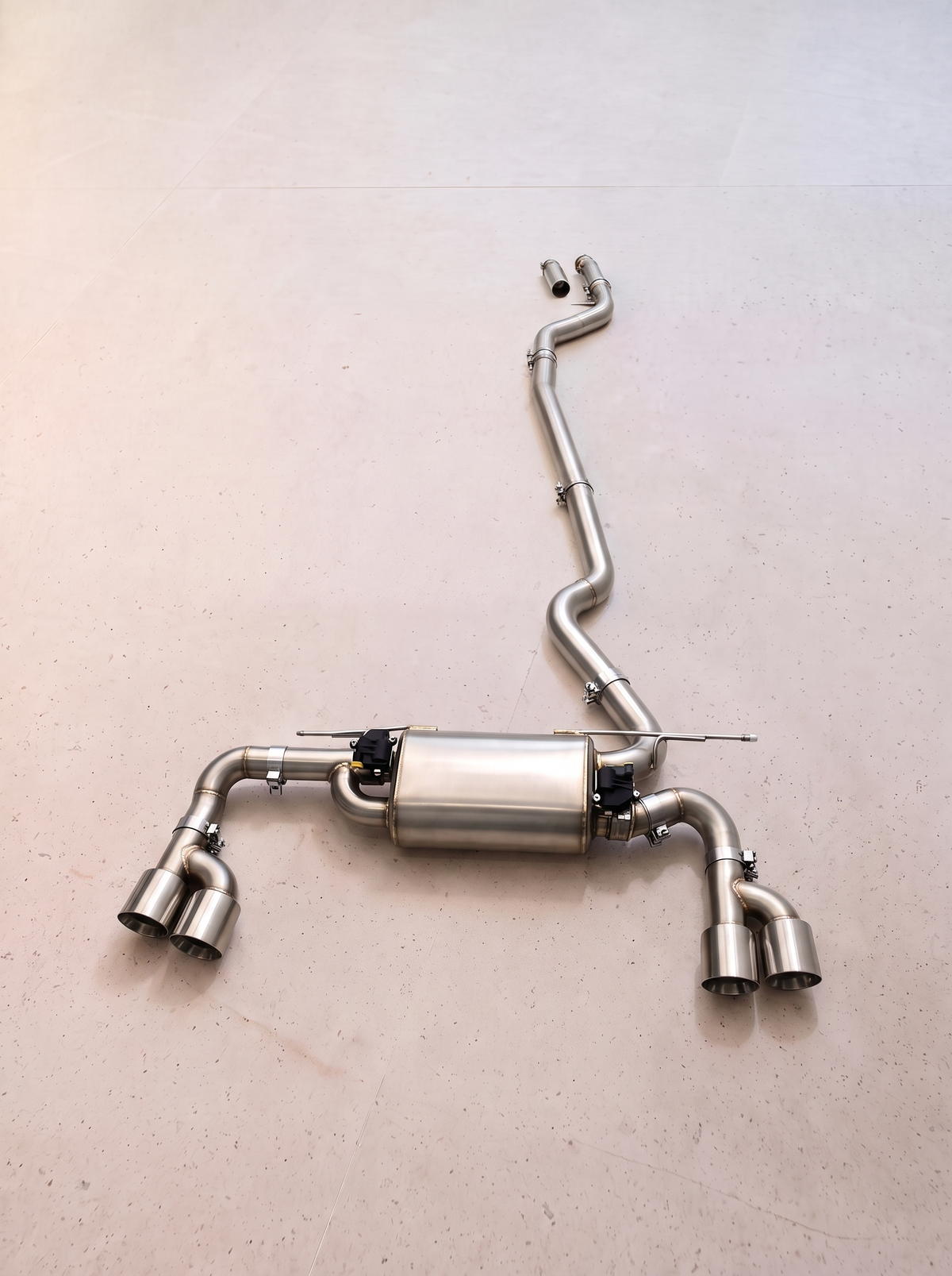 Ligne d'échappement inox à clapets ROG pour BMW 428i N20 2.0T