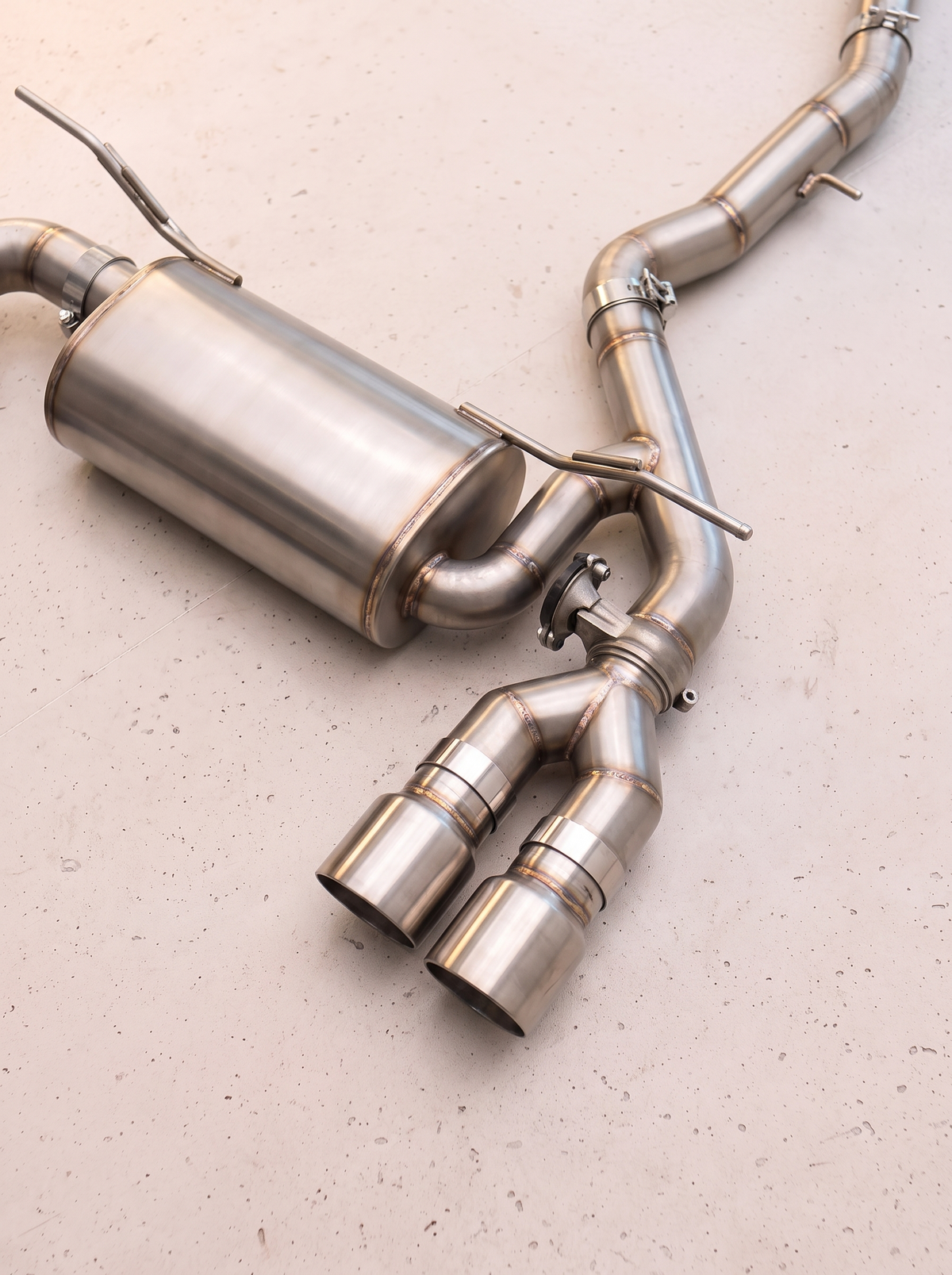 Silencieux arrière inox de la ligne d'échappement ROG pour BMW M2 Competition F87 3.0T