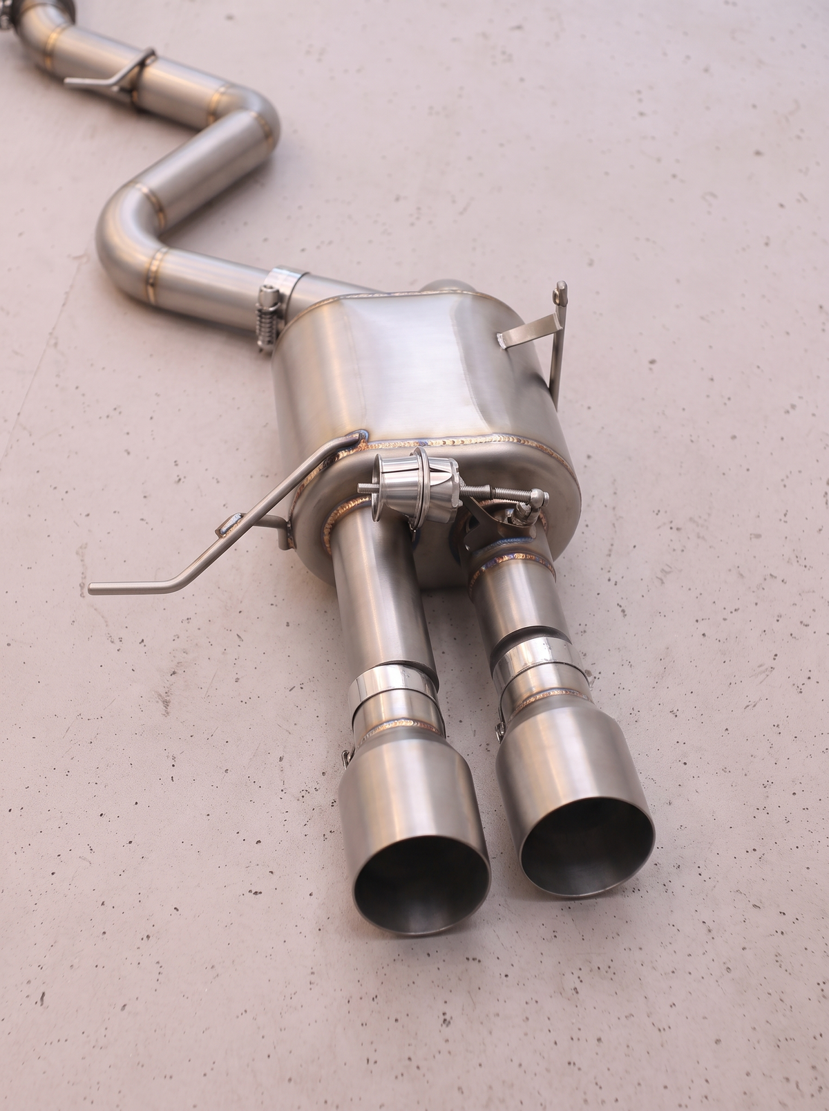 Silencieux arrière inox de la ligne d'échappement ROG pour BMW M3 E90 / E92 / E93 4.0L