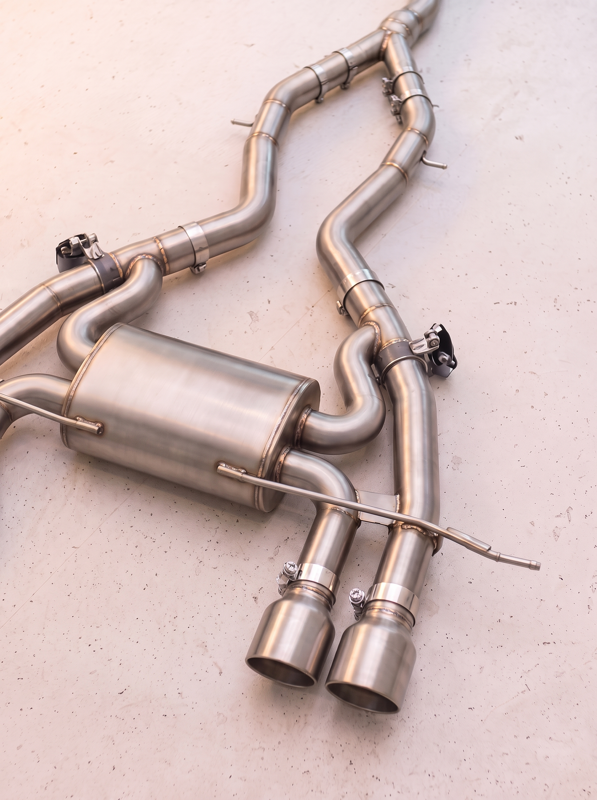 Silencieux arrière inox de la ligne d'échappement ROG pour BMW M3 G80 / M4 G82 3.0T