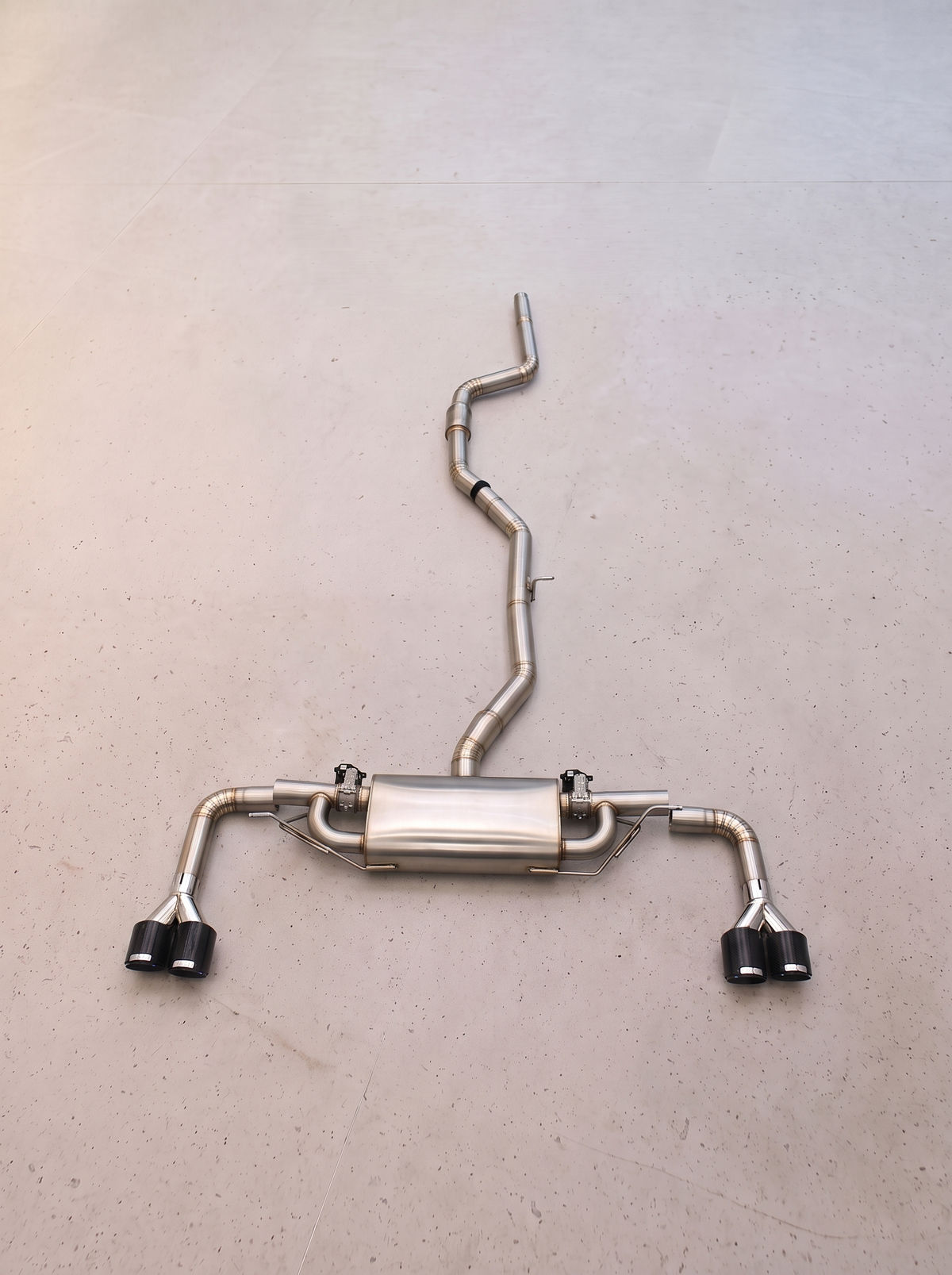 Ligne d'échappement inox à clapets ROG pour BMW X3 2.0T