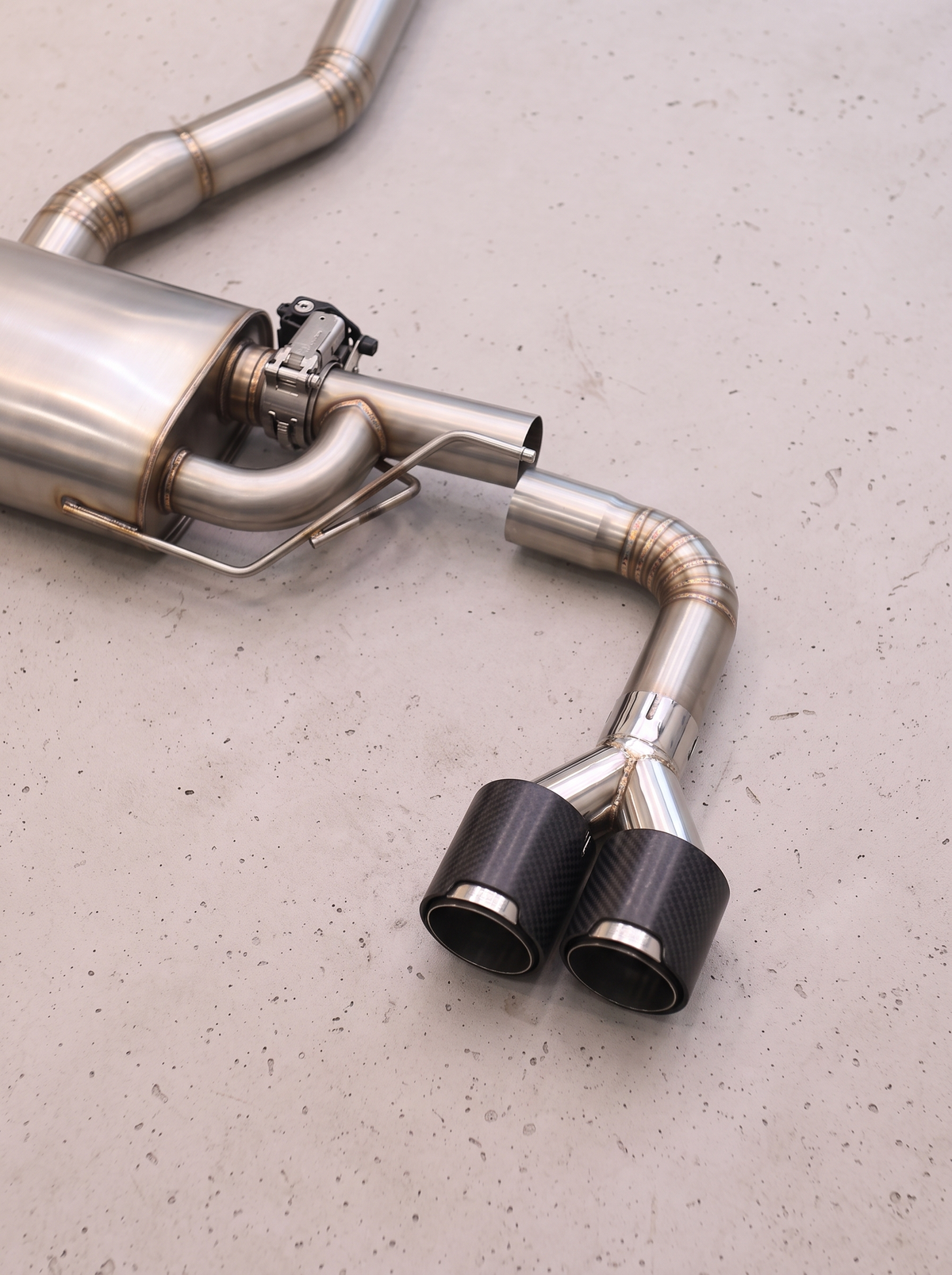Silencieux arrière inox de la ligne d'échappement ROG pour BMW X3 2.0T