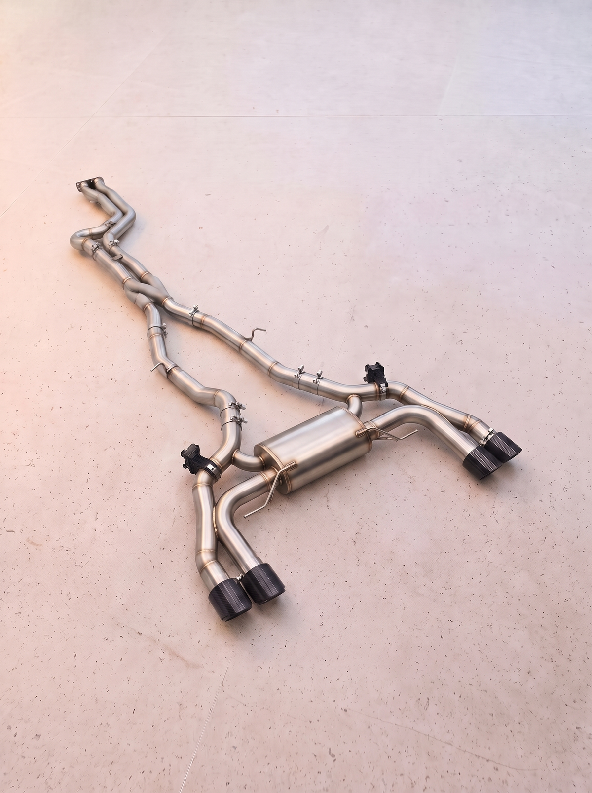 Ligne d'échappement inox à clapets ROG avec Z-pipe pour BMW X4 M F98 3.0T