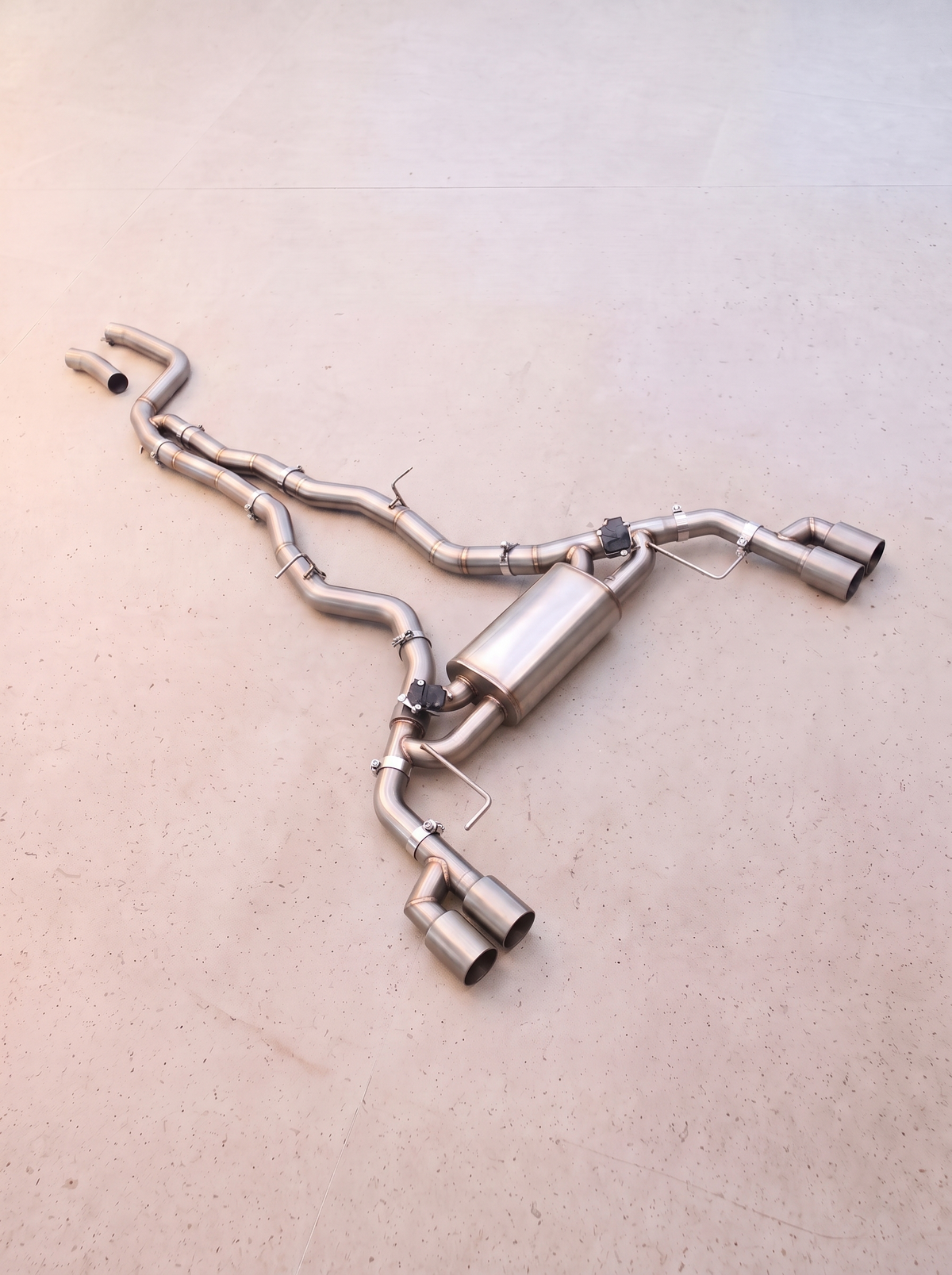 Ligne d'échappement inox à clapets ROG pour BMW X4 M40i G02 3.0T