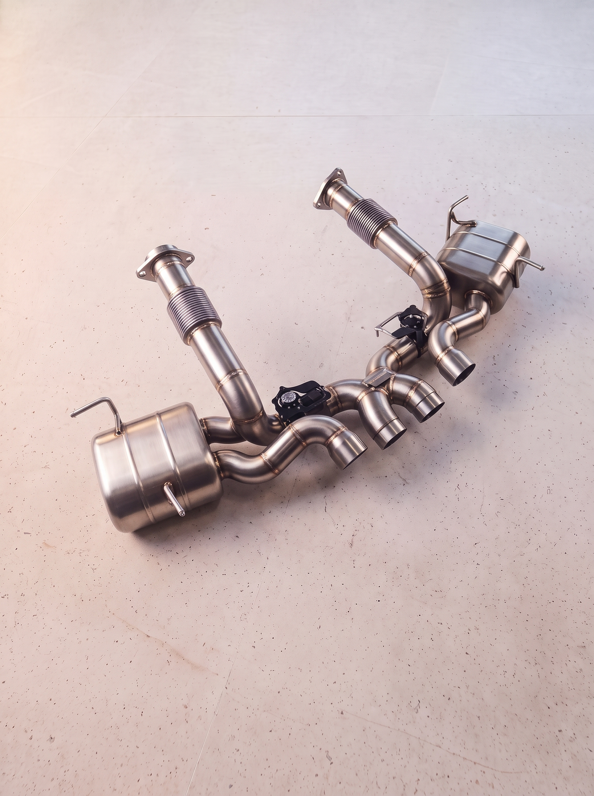 Ligne d'échappement inox à clapets ROG pour Chevrolet Corvette Z06 C8 5.5