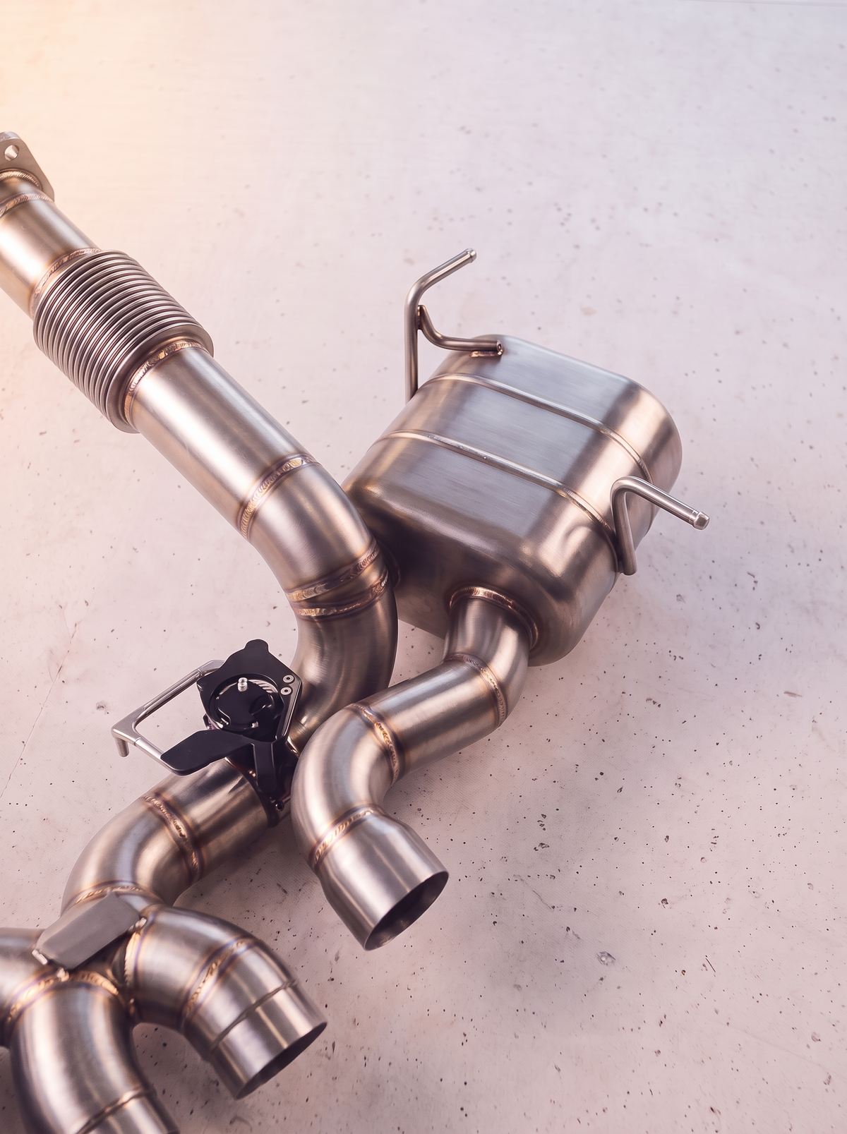 Silencieux arrière inox de la ligne d'échappement ROG pour Chevrolet Corvette Z06 C8 5.5