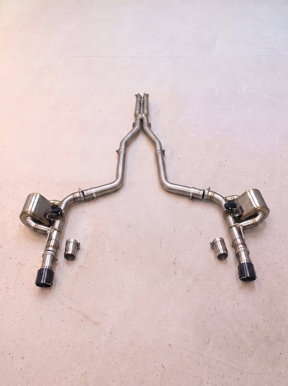 Ligne d'échappement inox à clapets ROG pour Dodge Charger V8 6.4