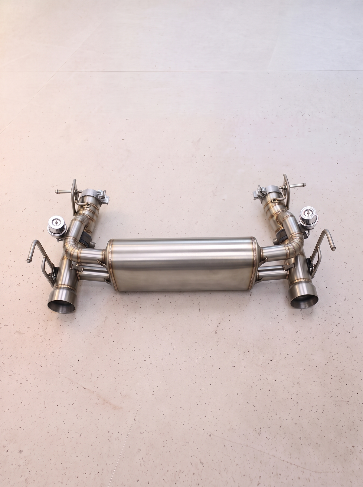 Ligne d'échappement inox à clapets ROG pour Ferrari 488 3.9 V8