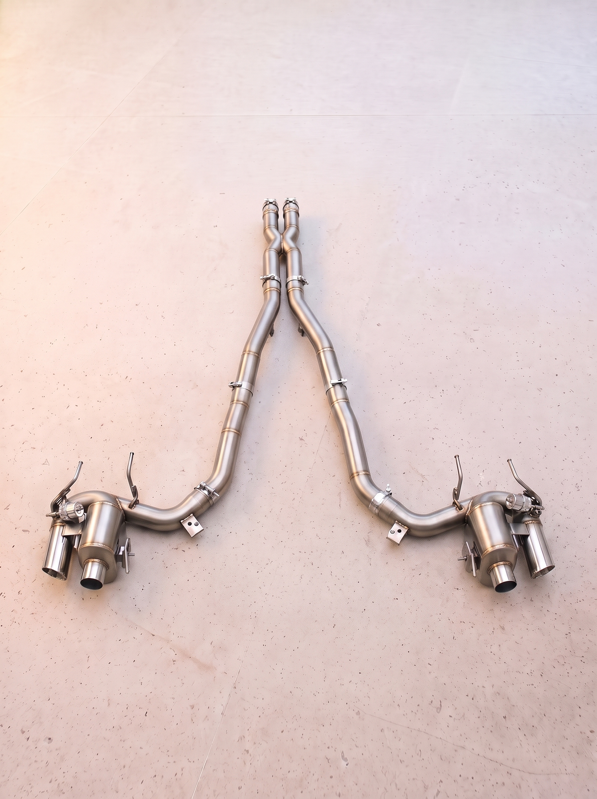 Ligne d'échappement inox à clapets ROG pour Ferrari 812 6.5 V12