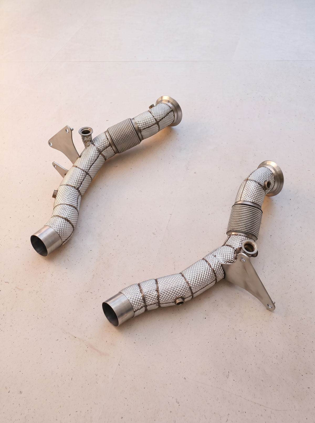 Downpipe décatalysé inox pour Ferrari F8 Spider 3.9 V8