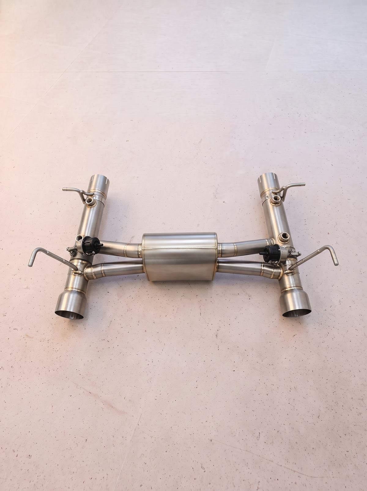Ligne d'échappement inox à clapets ROG pour Ferrari F8 Spider 3.9 V8