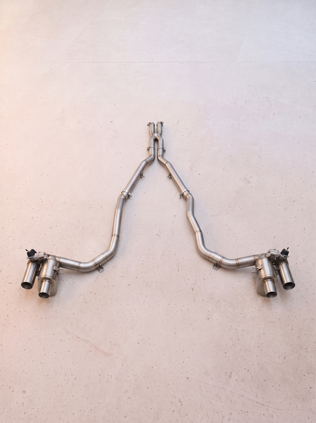 Ligne d'échappement inox à clapets ROG pour Ferrari GTC4Lusso T V8
