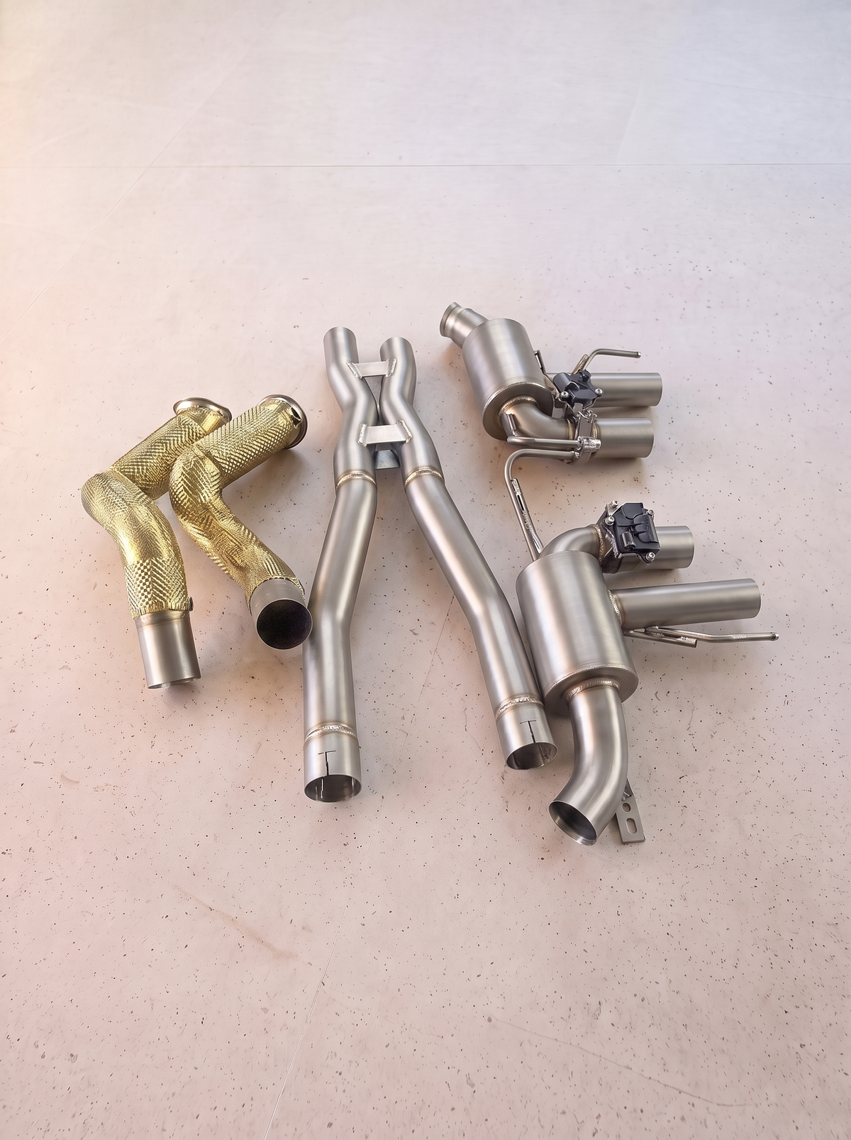 Ligne d'échappement inox à clapets ROG pour Ferrari Portofino 3.9 V8