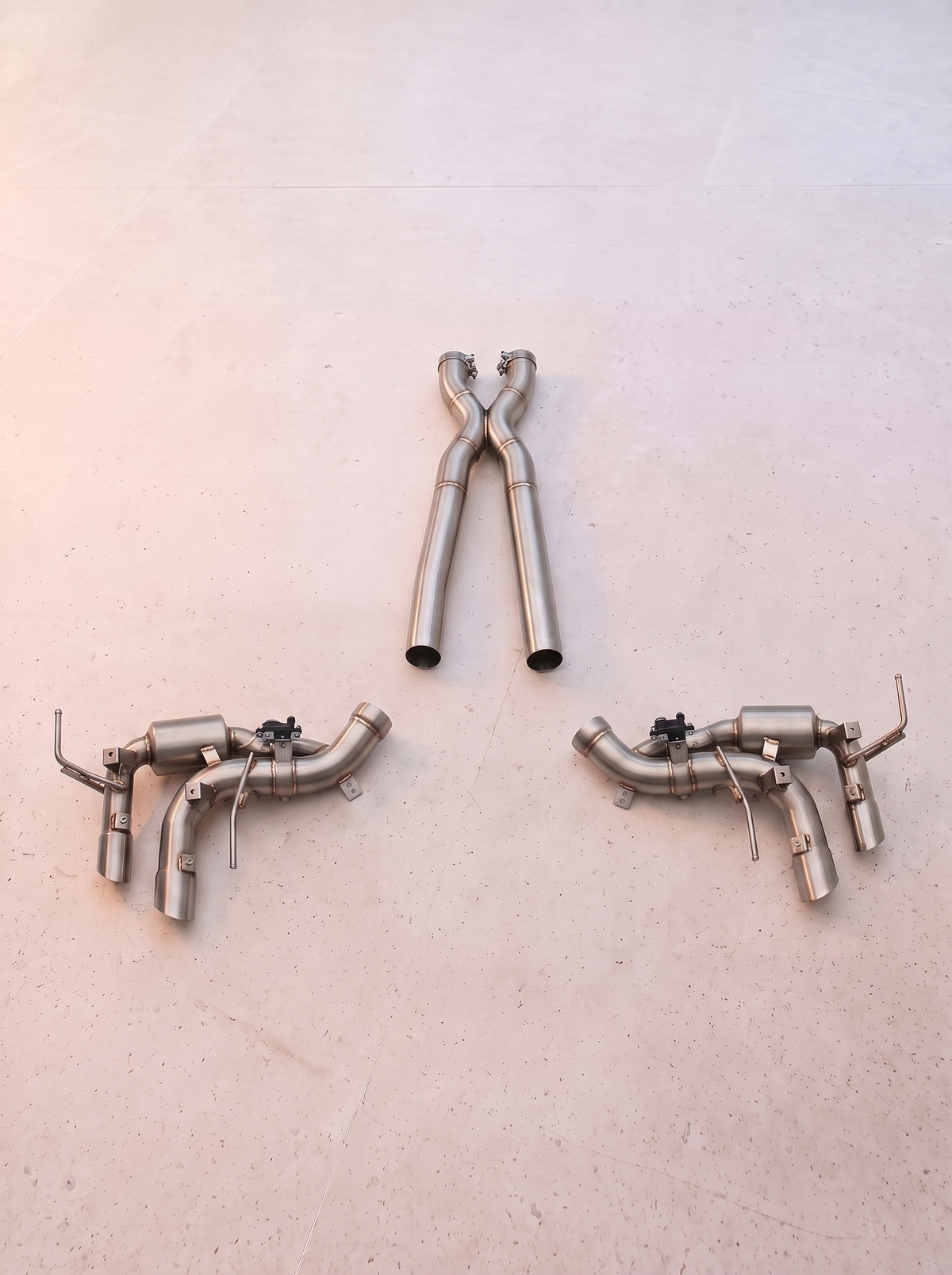 Ligne d'échappement inox à clapets ROG pour Ferrari Purosangue 6.5 V12