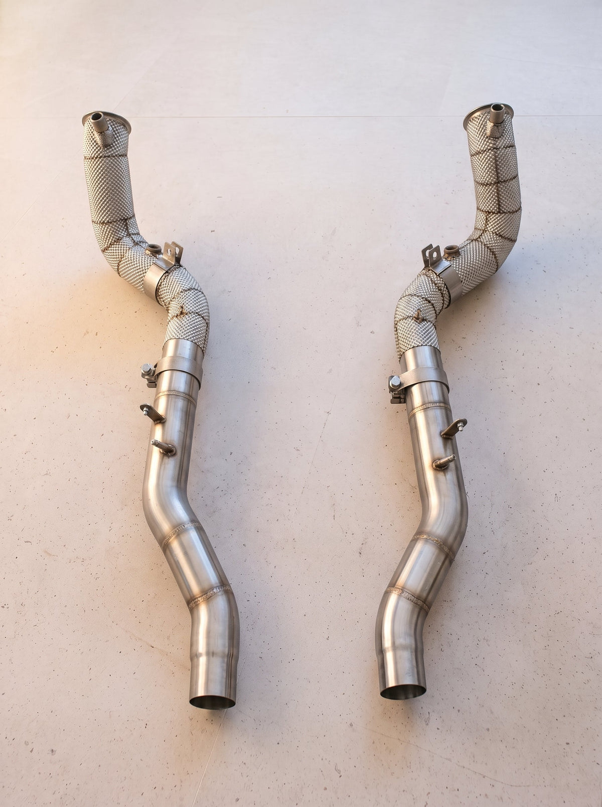 Ligne d'échappement à clapets ROG pour Ferrari Roma V8