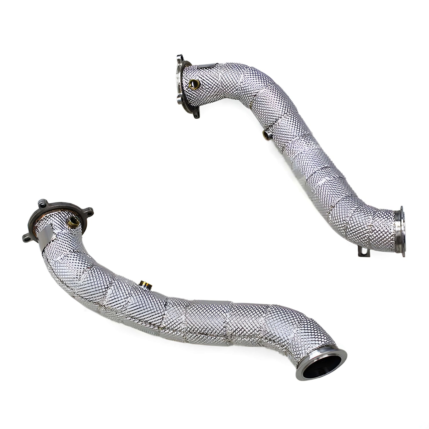 Ligne d'échappement à clapets Rog® - MCLAREN GT 4.0L V8 Biturbo (2019+), variante Titane, Sport 200 cellules, Downpipe décata