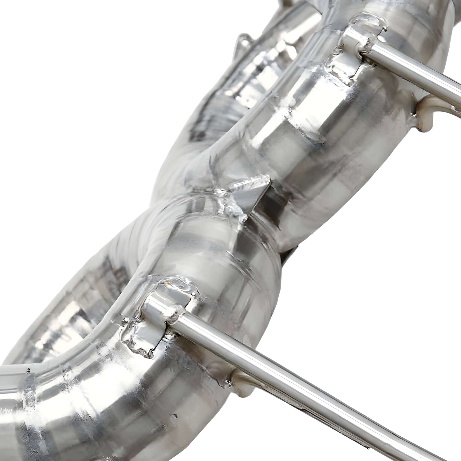 Ligne d'échappement à clapets Rog® - MCLAREN 720S 4.0L V8 Biturbo (2017-2023), variante Titane, Sport 100 cellules, Downpipe 