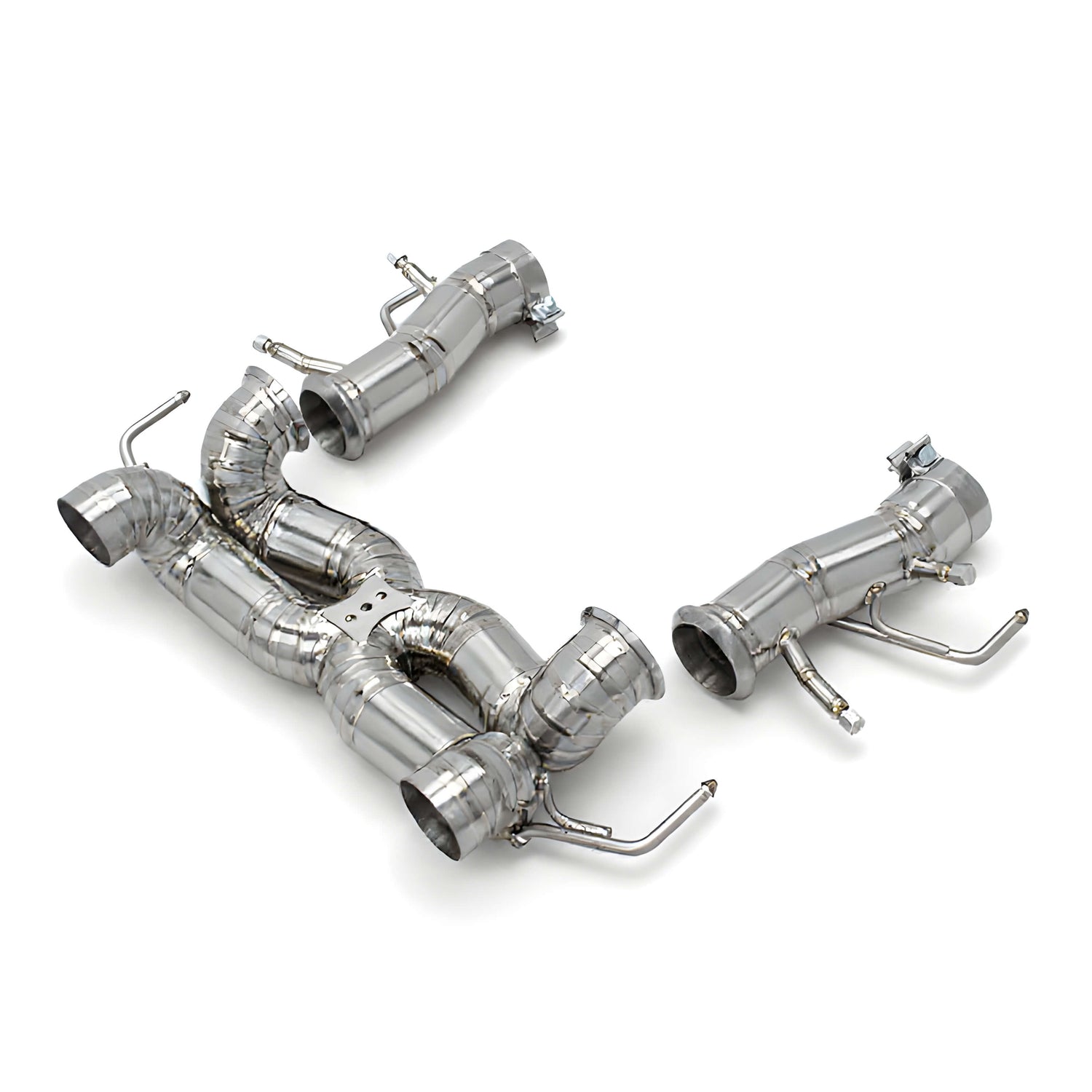 Ligne d'échappement à clapets Rog® - FERRARI SF90 Stradale 4.0L V8 Hybrid (2020+), variante Titane, Sport 100 cellules, Sans 