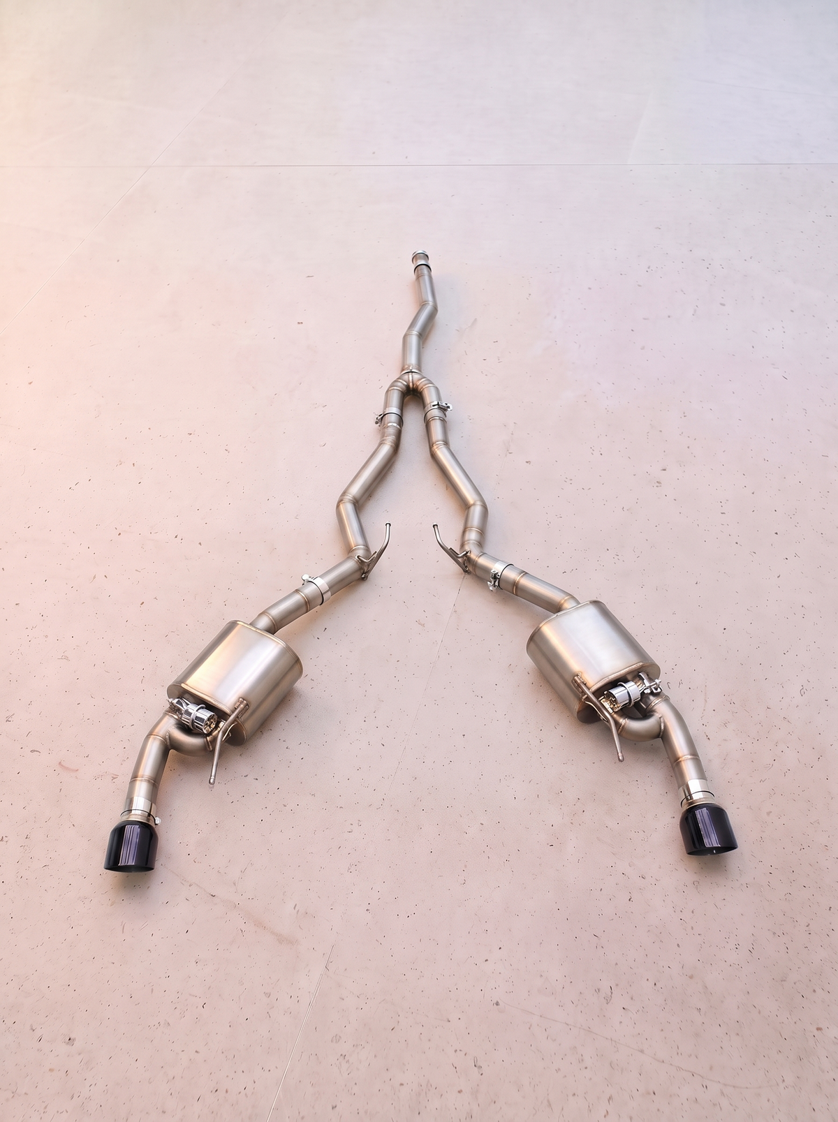 Ligne d'échappement inox à clapets ROG pour Ford Mustang EcoBoost S550 2.3