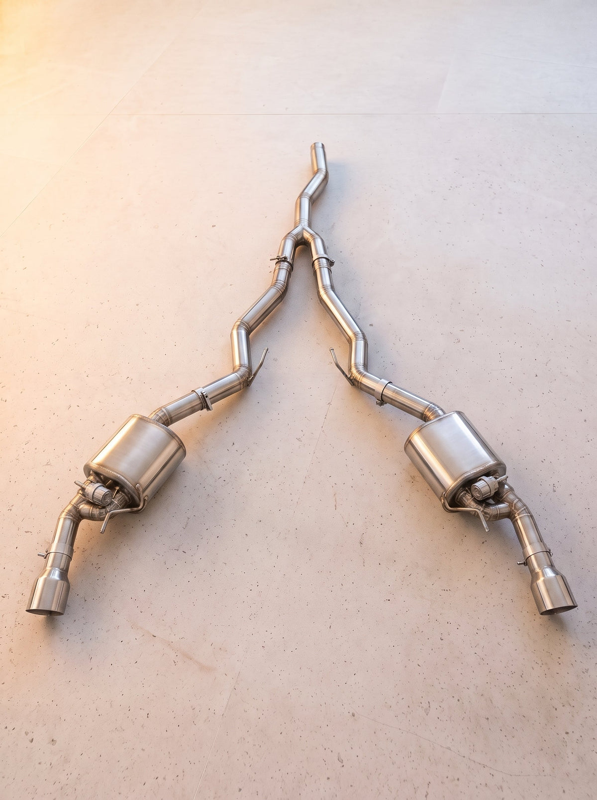 Ligne d'échappement à clapets ROG pour Ford Mustang S650 V8