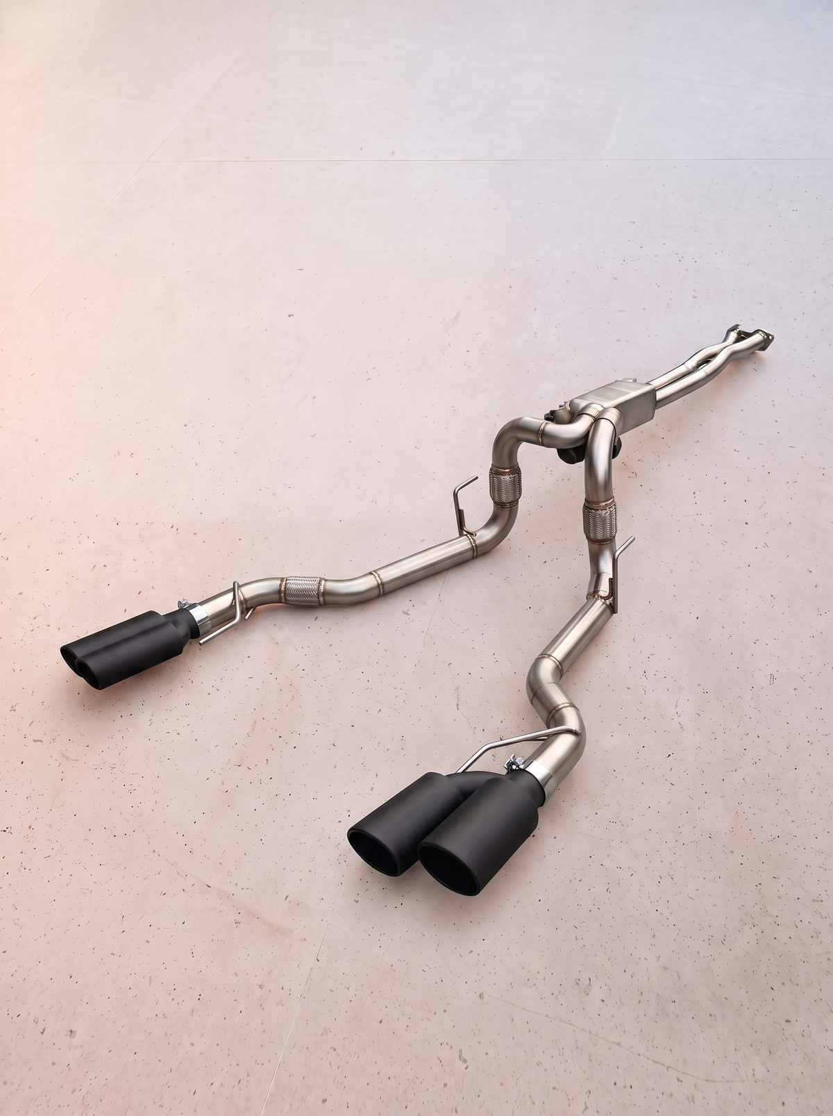 Ligne d'échappement inox à clapets ROG pour Ford Ranger Raptor V6 3.0