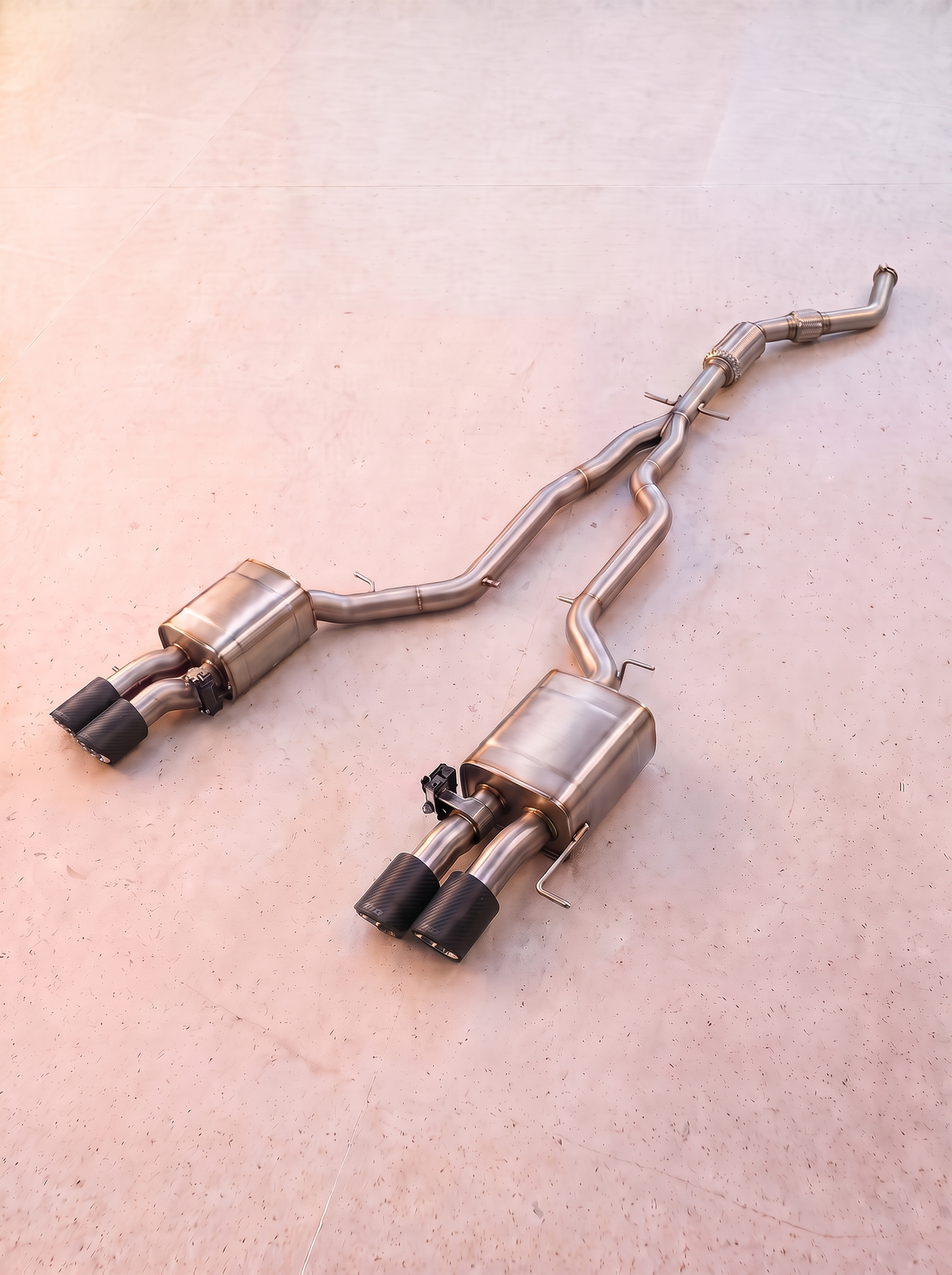 Ligne d'échappement inox à clapets ROG pour Jaguar F-Pace X761 2.0 Turbo essence