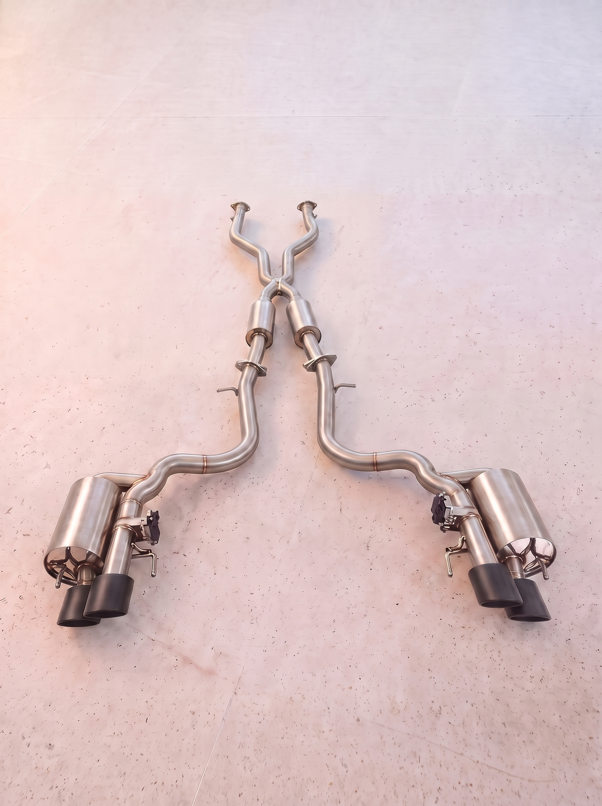 Ligne d'échappement inox à clapets ROG pour Lexus IS500 XE30 V8 5.0