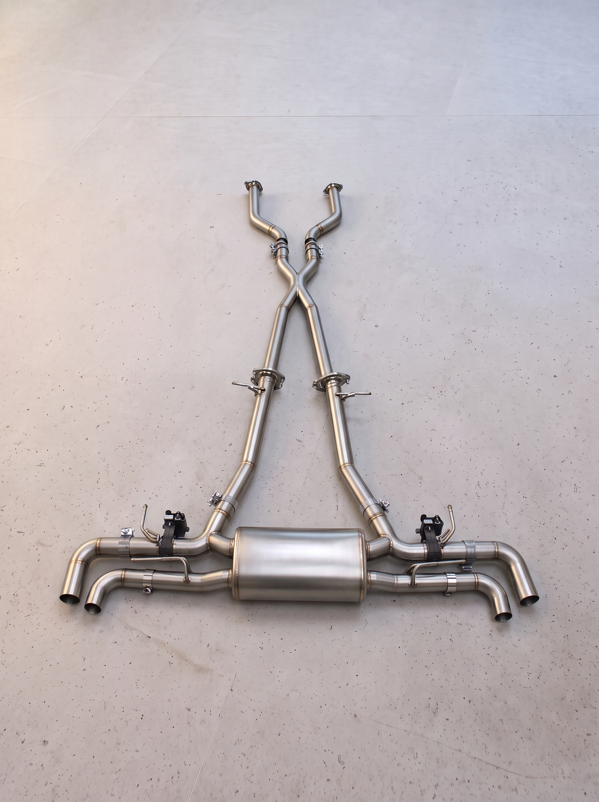 Ligne d'échappement inox à clapets ROG pour Lexus LC500 Z100 V8 5.0