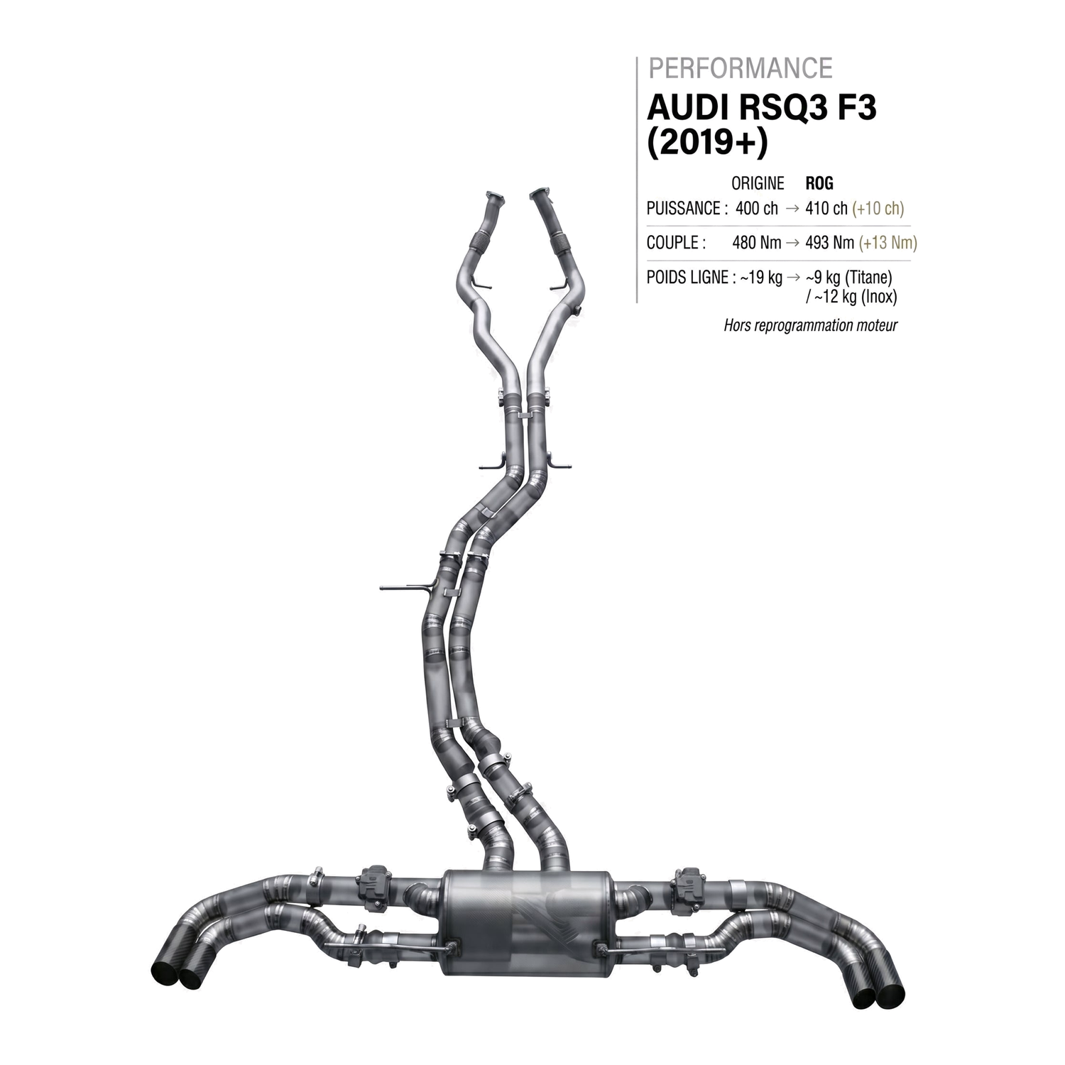 Ligne d'échappement AUDI RSQ3 F3