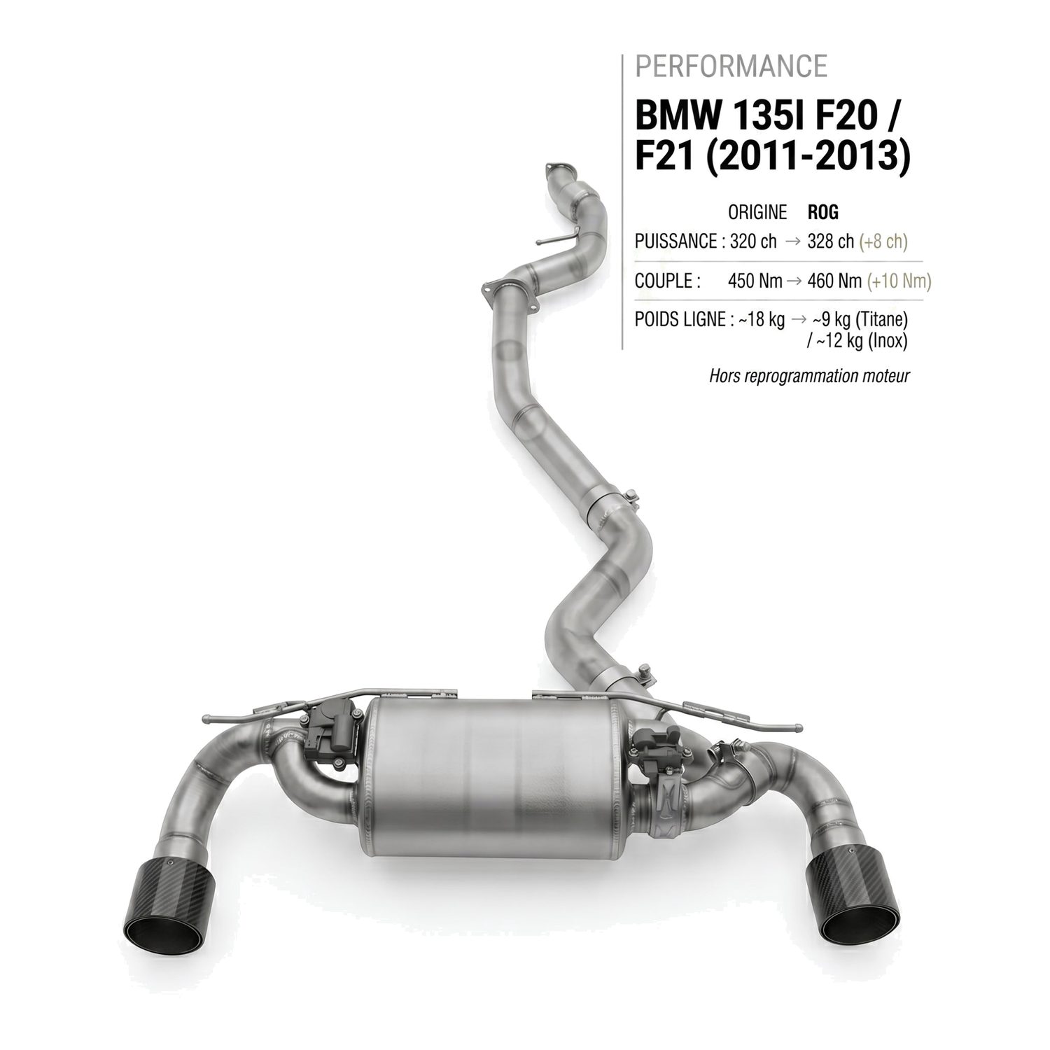 Ligne d'échappement BMW 135I F20 / F21