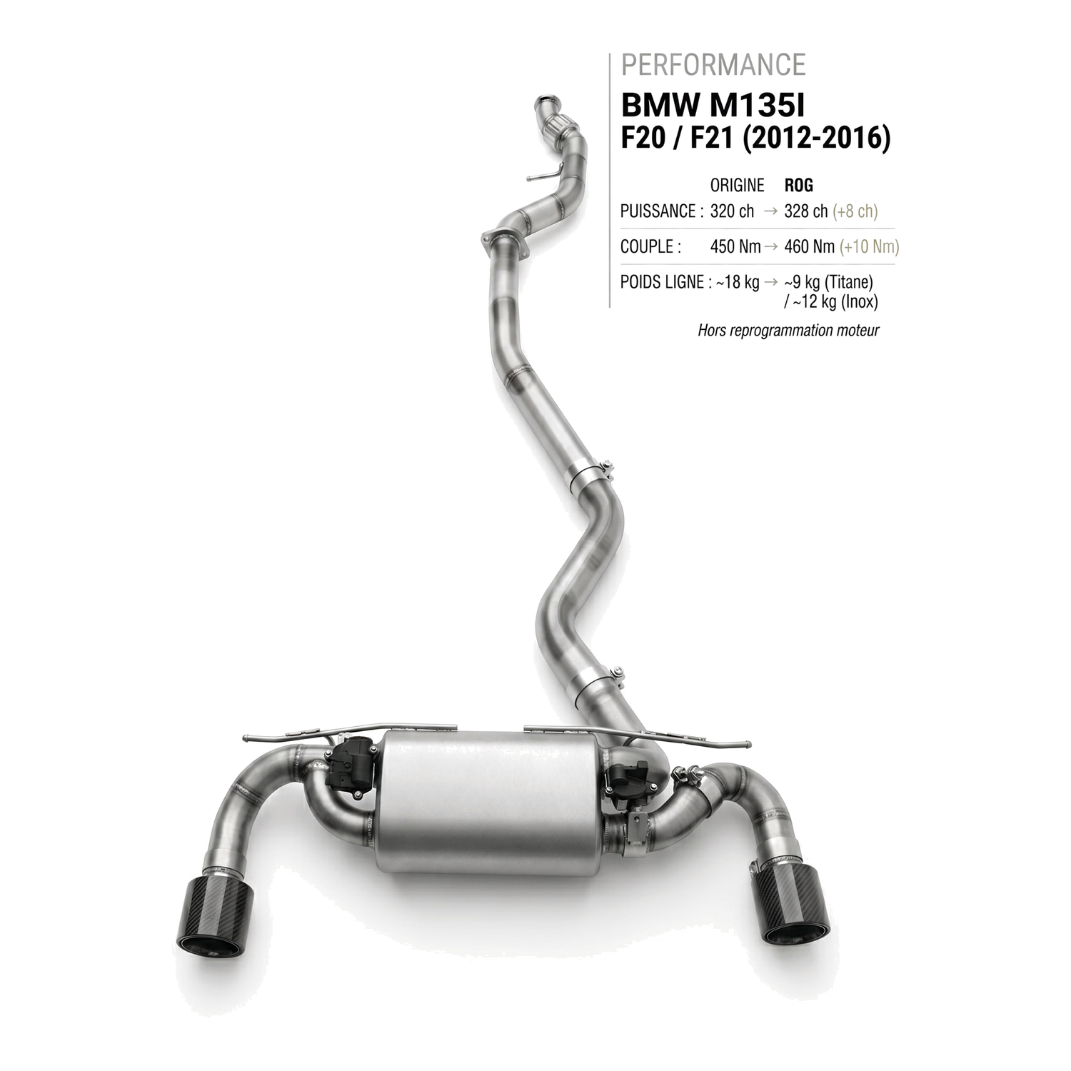 Ligne d'échappement BMW M135I F20 / F21